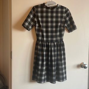 Lord and Taylor black and white dress